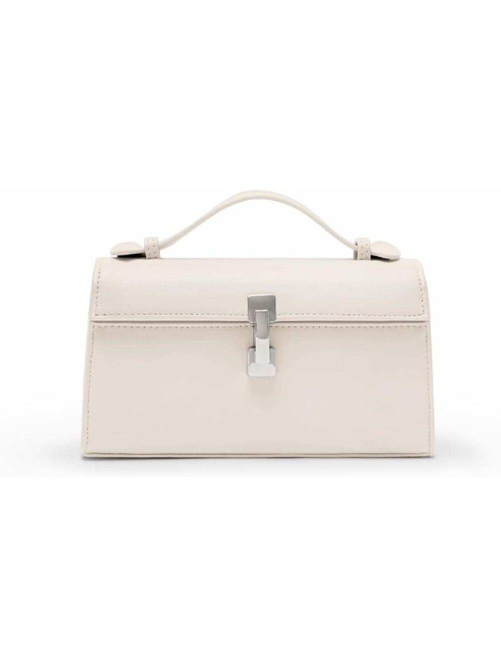 Women's Lvory Small Clutch Purse Top Handle Wedding Prom Crossbody Bag